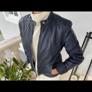 Express faux leather jacket